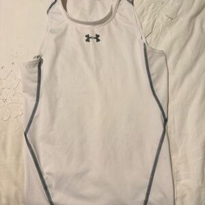 Under Armour White Compression Top